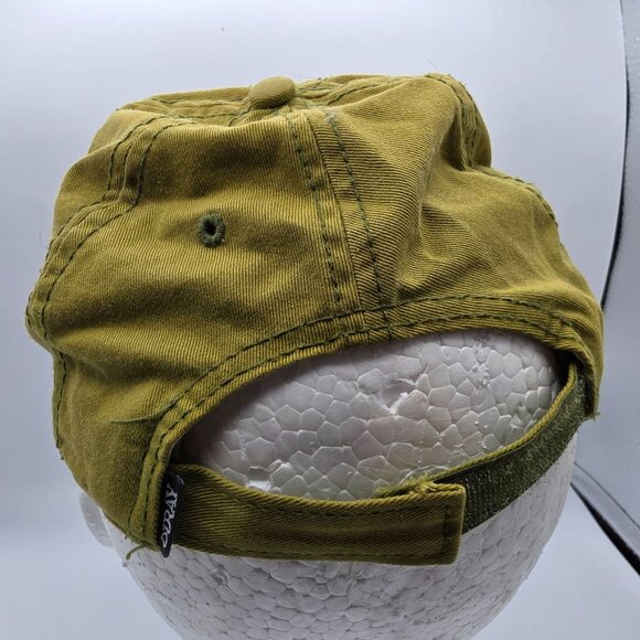 Ouray Yosemite Adults Adjustable Olive Green Cotton Embroidered Cap Casual - Picture 3 of 9